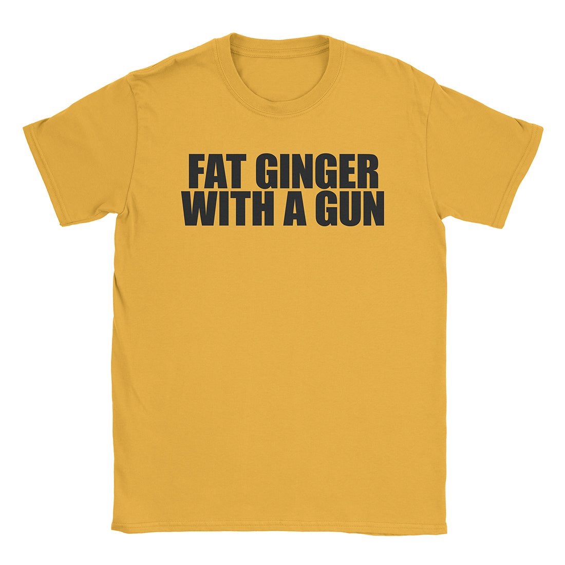 A-or-B-Tees T-Shirt Gold / S Armed Ginger T-Shirt