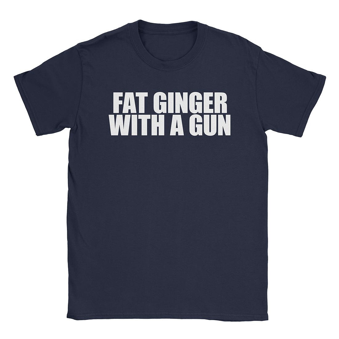A-or-B-Tees T-Shirt Navy / S Armed Ginger T-Shirt