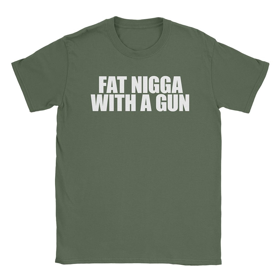 A-or-B-Tees T-Shirt Military Green / S Armed Nigga T-Shirt