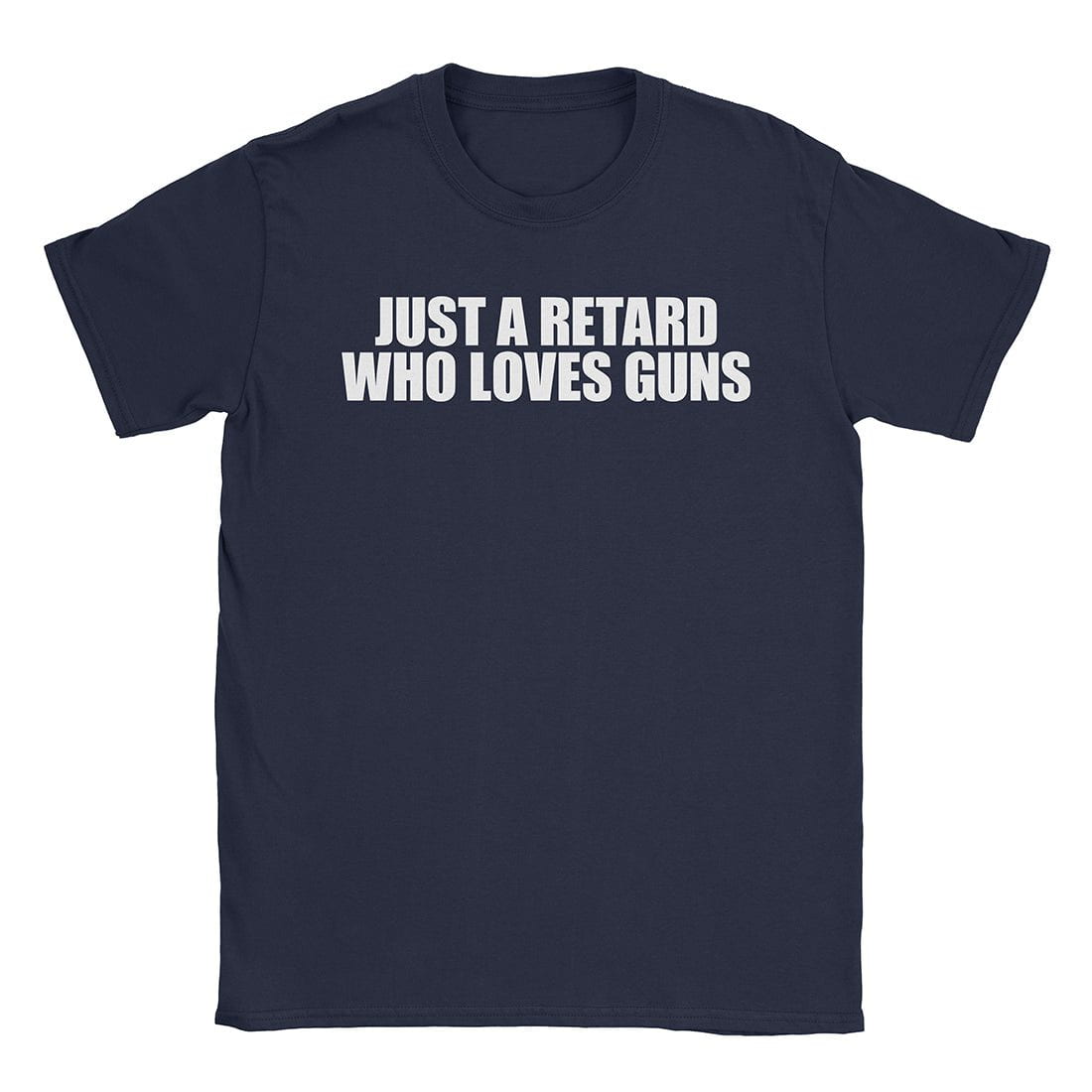 A-or-B-Tees T-Shirt Navy / S Armed Retard T-Shirt