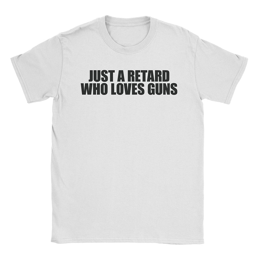 A-or-B-Tees T-Shirt White / S Armed Retard T-Shirt