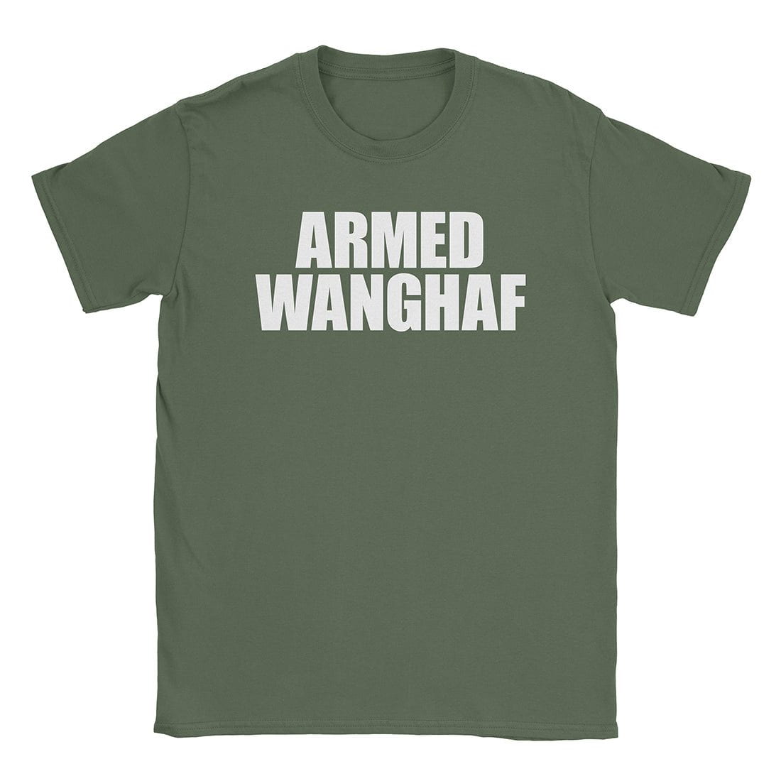 A-or-B-Tees T-Shirt Military Green / S Armed Wanghaf T-Shirt