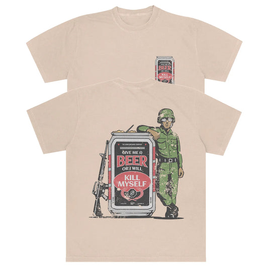 A-or-B-Tees T-Shirt Ivory / S Army Beer Comfort Colors T-shirt