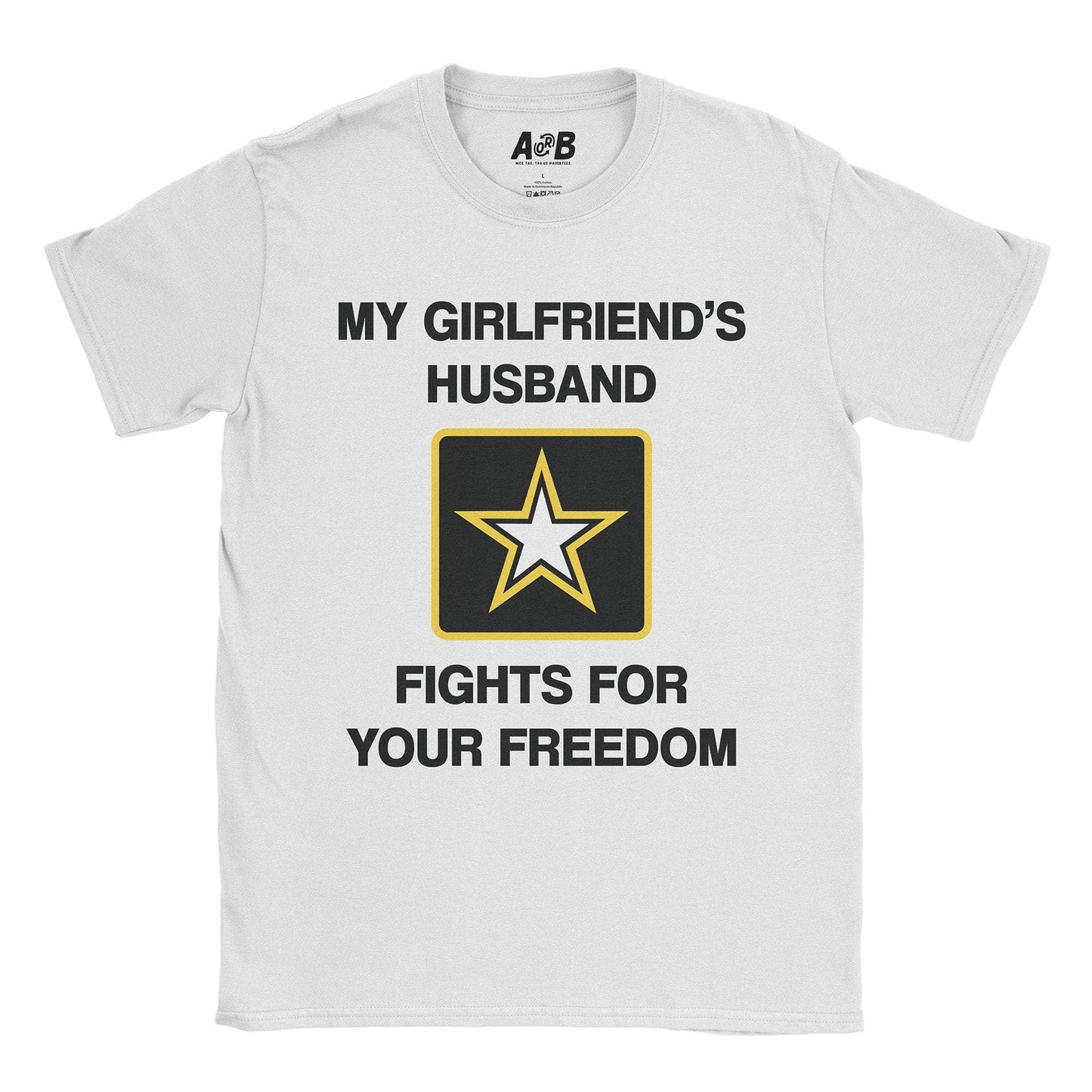 A-or-B-Tees T-Shirt White / S Army T-Shirt