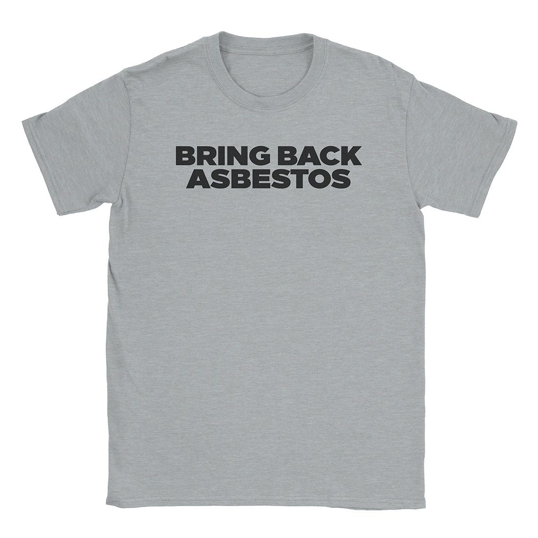 A-or-B-Tees T-Shirt Sport Grey / S Asbestos T-Shirt