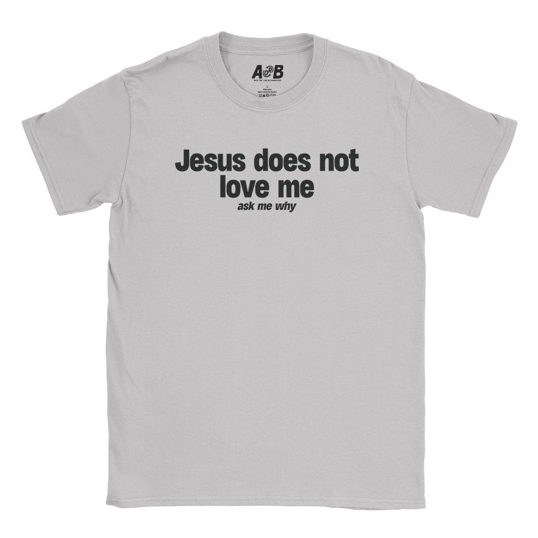 A-or-B-Tees T-Shirt Ice Grey / S Ask Me Why T-Shirt