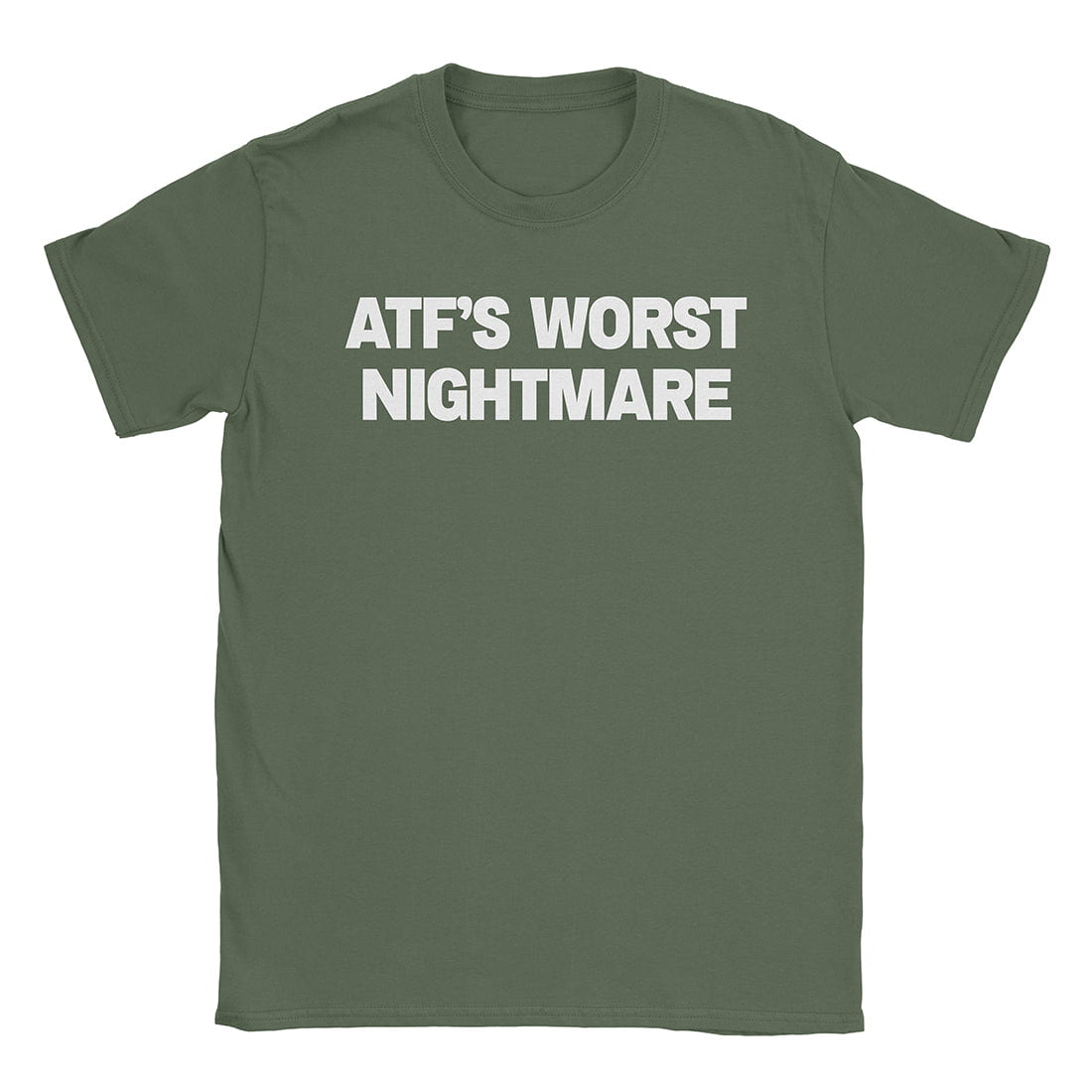 A-or-B-Tees T-Shirt Military Green / S ATF Nightmare T-Shirt