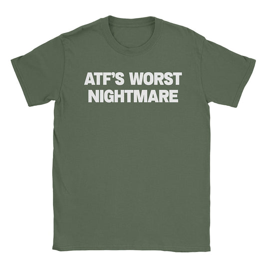 A-or-B-Tees T-Shirt Military Green / S ATF Nightmare T-Shirt