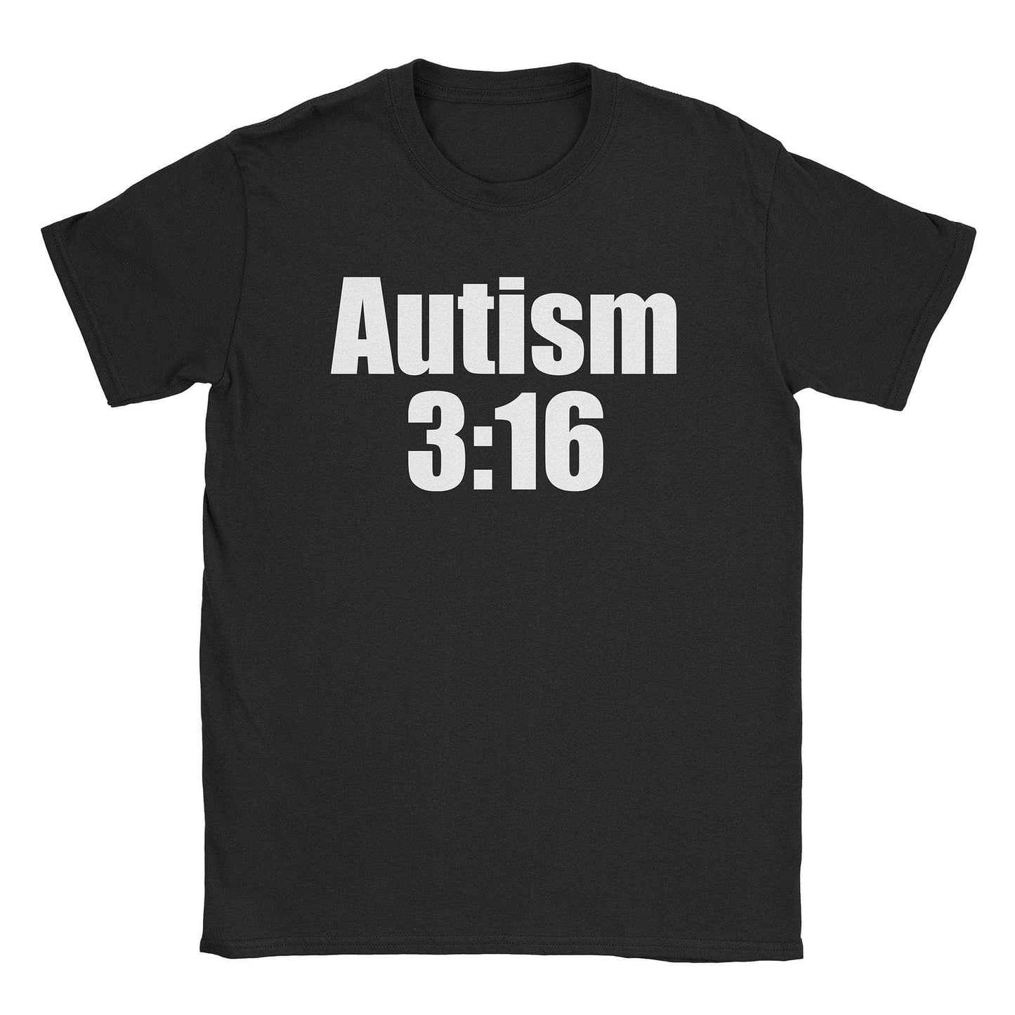 A-or-B-Tees T-Shirt Black / S Autism 3:16 T-Shirt