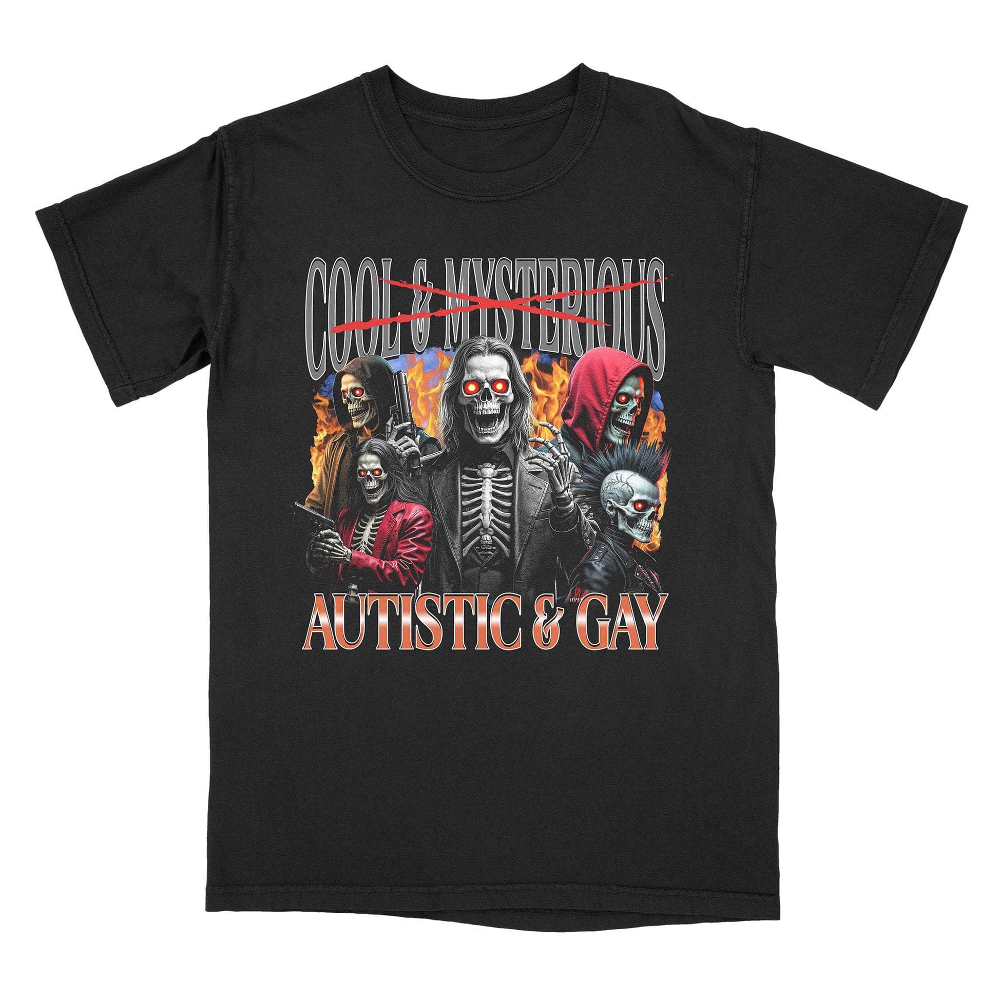 A-or-B-Tees T-Shirt Black / S Autistic & Gay T-Shirt