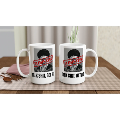 A-or-B-Tees Mugs Ayatollah Khamenei Eliminated Mug - 15oz Ceramic