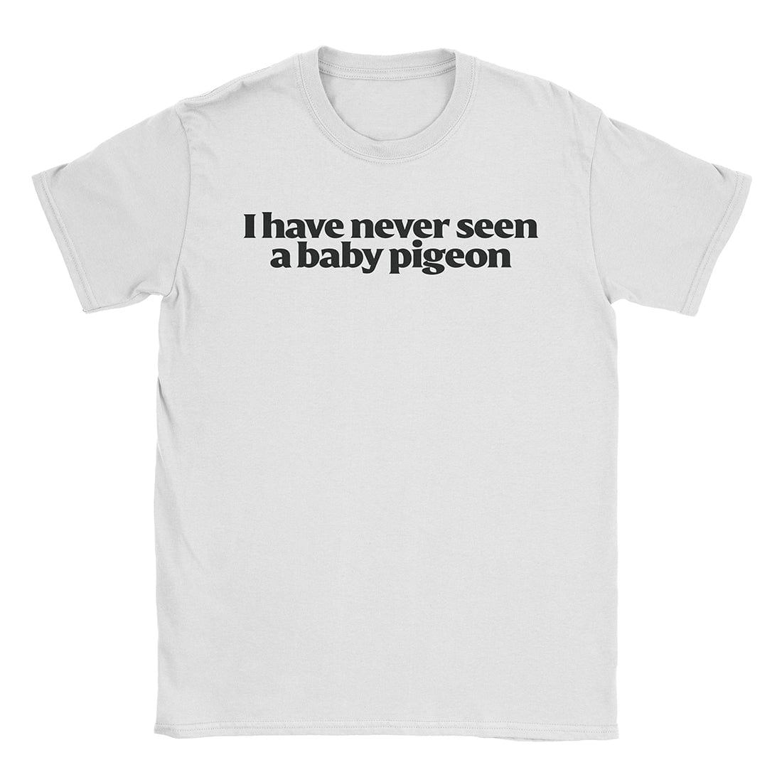 A-or-B-Tees T-Shirt White / S Baby Pigeon T-Shirt