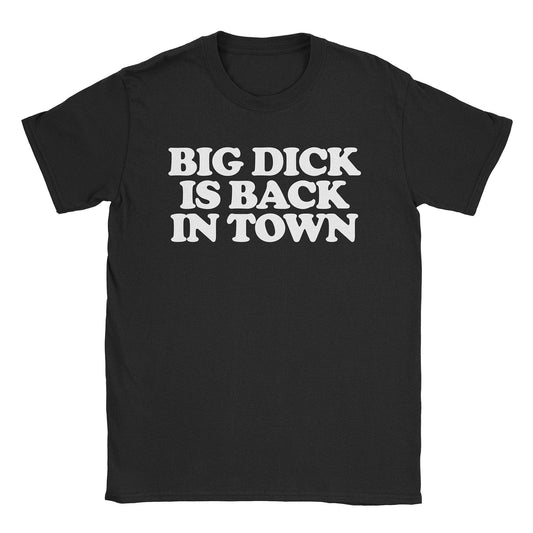 A-or-B-Tees T-Shirt Black / S Back In Town T-Shirt
