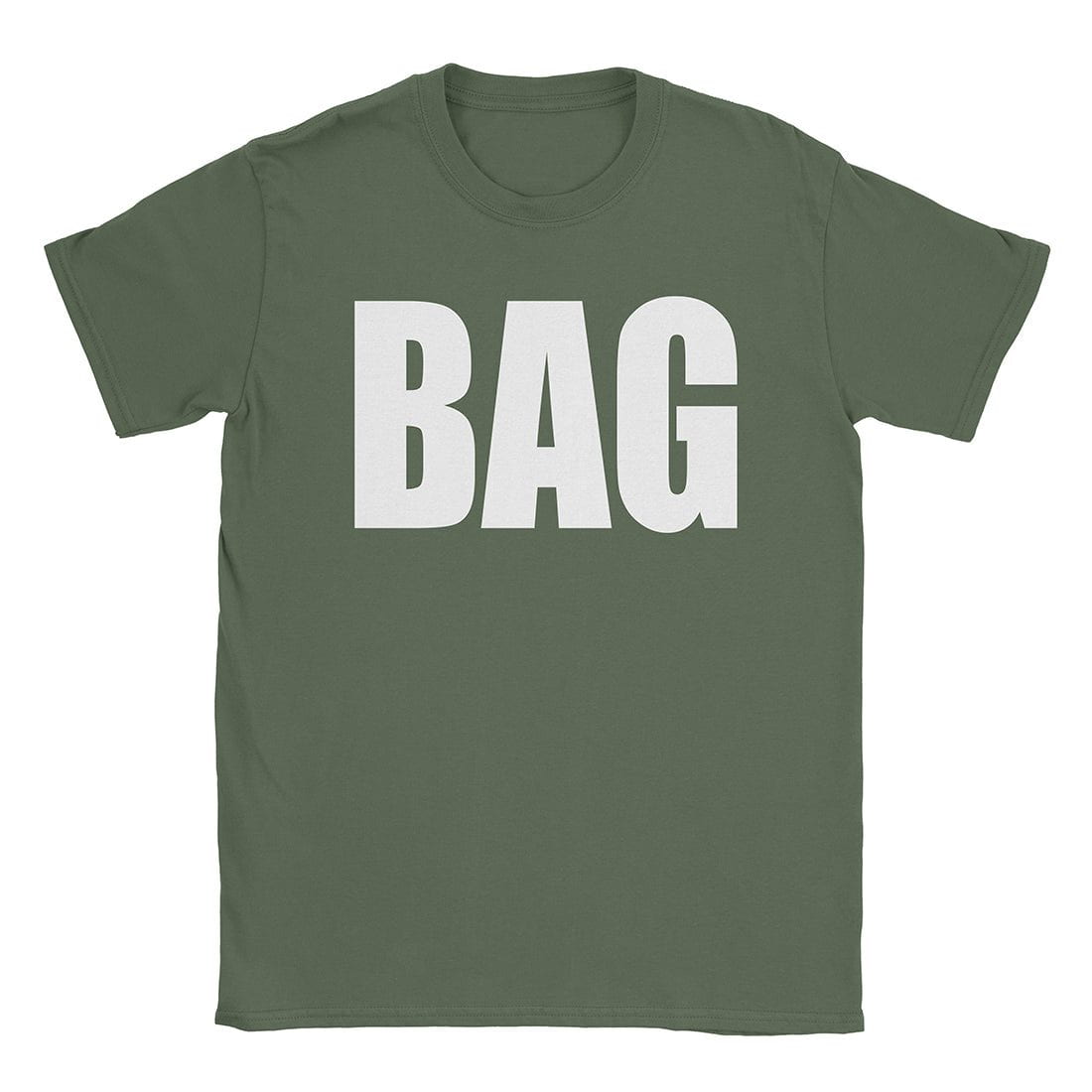A-or-B-Tees T-Shirt Military Green / S Bag T-Shirt