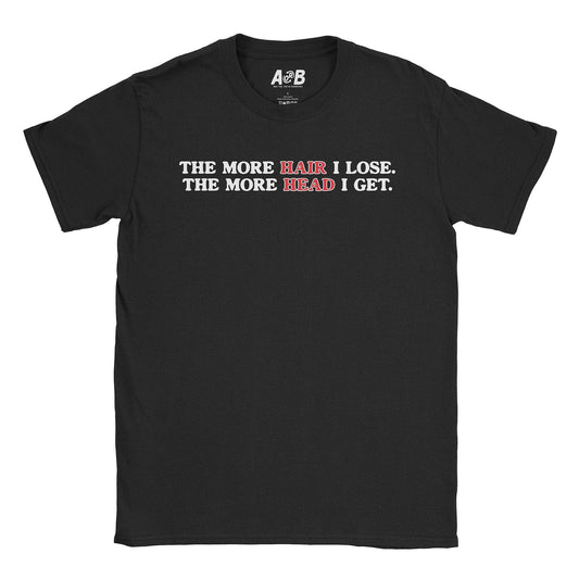 A-or-B-Tees T-Shirt Black / S Bald T-Shirt