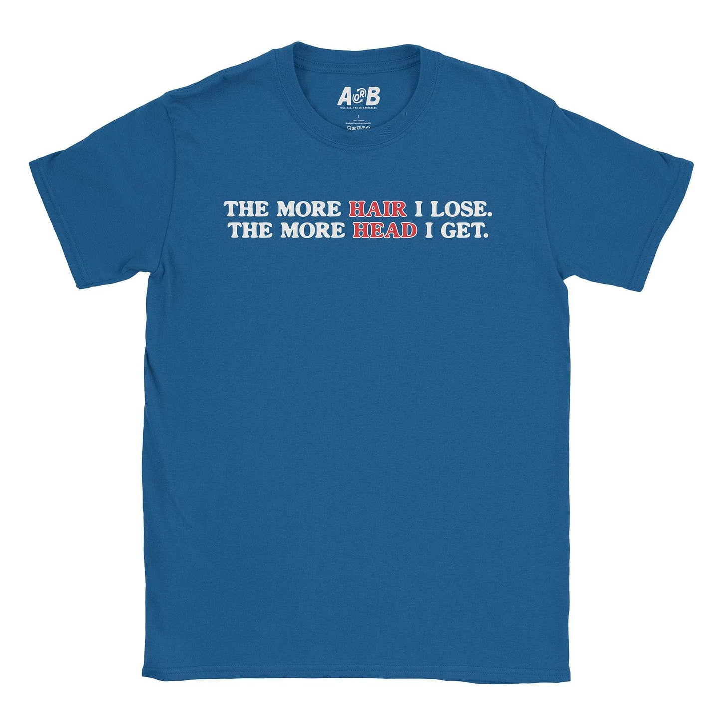 A-or-B-Tees T-Shirt Royal / S Bald T-Shirt