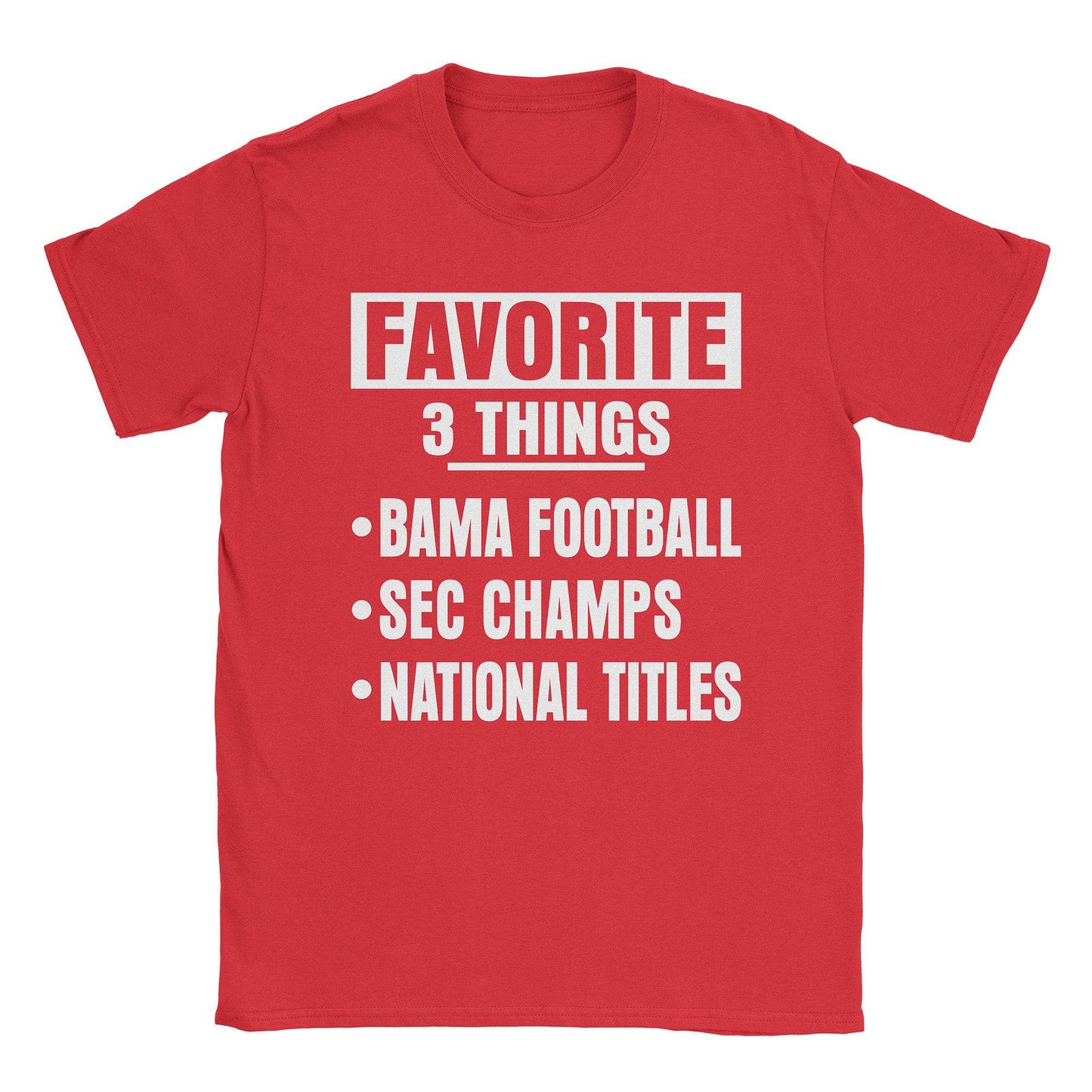 A-or-B-Tees T-Shirt Red / S BAMA T-Shirt