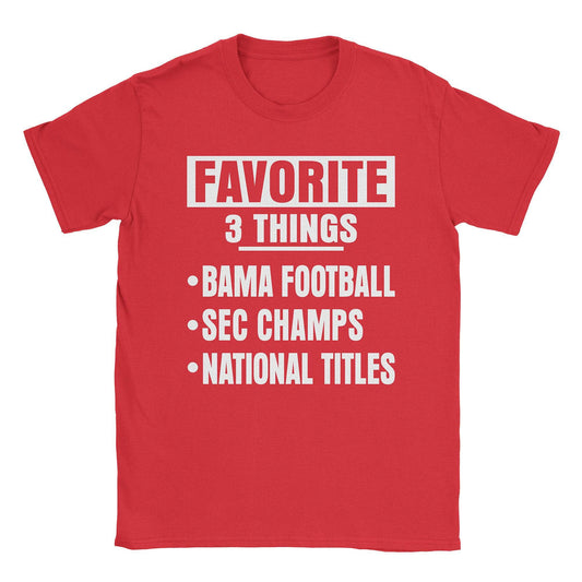 A-or-B-Tees T-Shirt Red / S BAMA T-Shirt