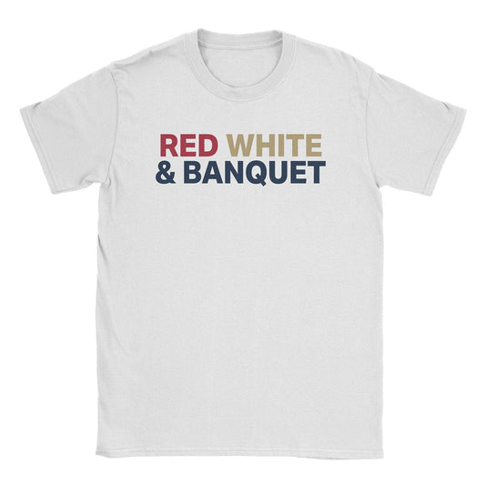 A-or-B-Tees T-Shirt White / S Banquet T-Shirt