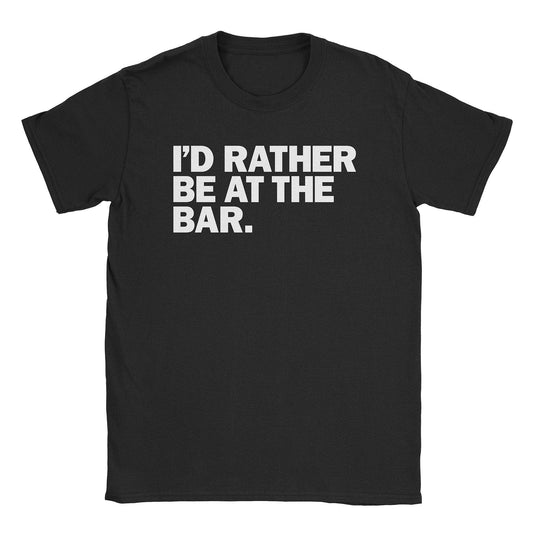 A-or-B-Tees T-Shirt Black / S Bar T-Shirt