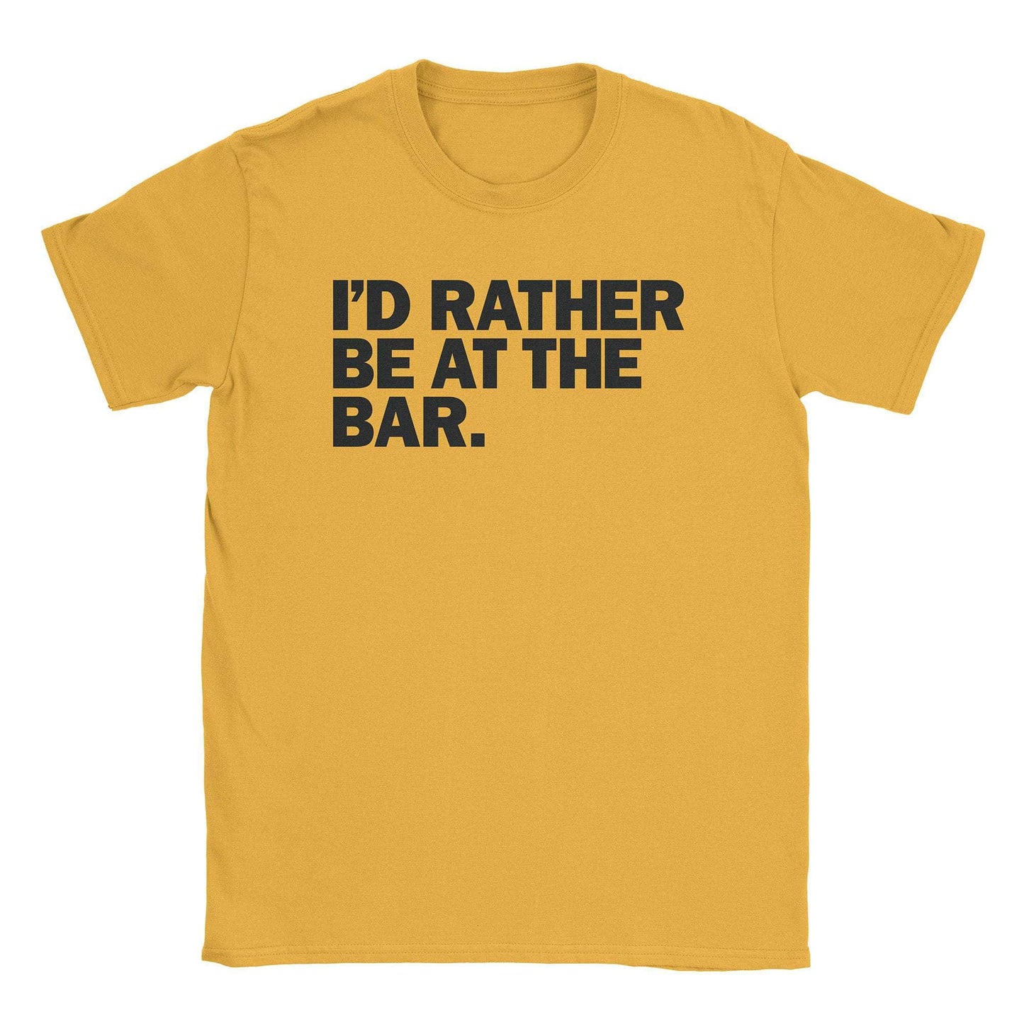 A-or-B-Tees T-Shirt Gold / S Bar T-Shirt