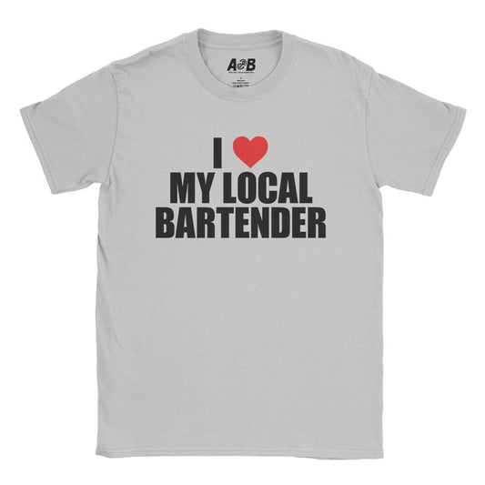 A-or-B-Tees T-Shirt Ice Grey / S Bartender T-Shirt