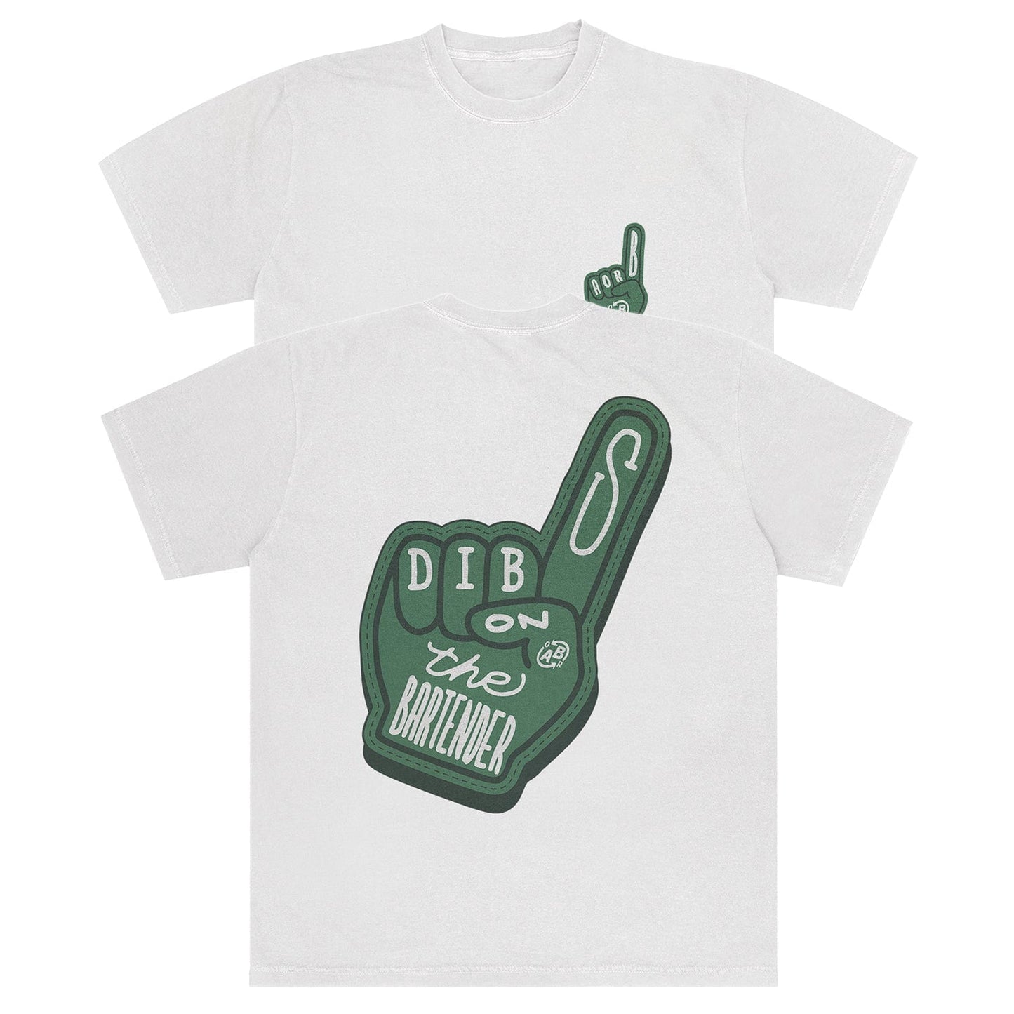 A-or-B-Tees T-Shirt White / S Bartender T-shirt