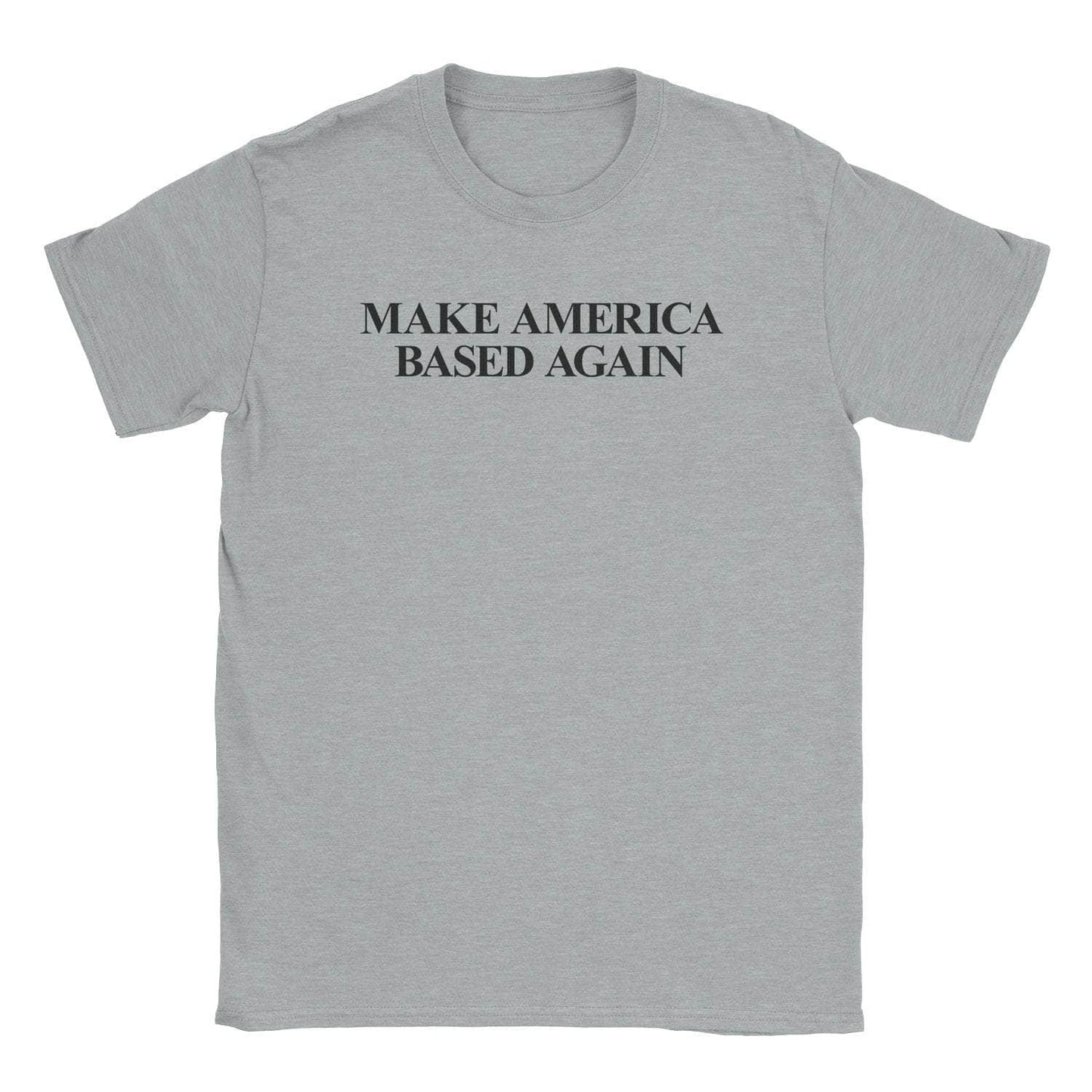 A-or-B-Tees T-Shirt Sport Grey / S Based America T-Shirt