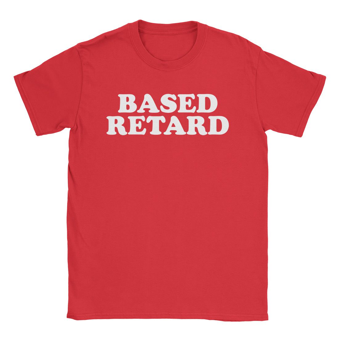 A-or-B-Tees T-Shirt Red / S Based Retard T-Shirt