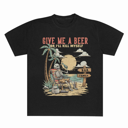 A-or-B-Tees T-Shirt Black / S Beach Beer Comfort Colors T-shirt