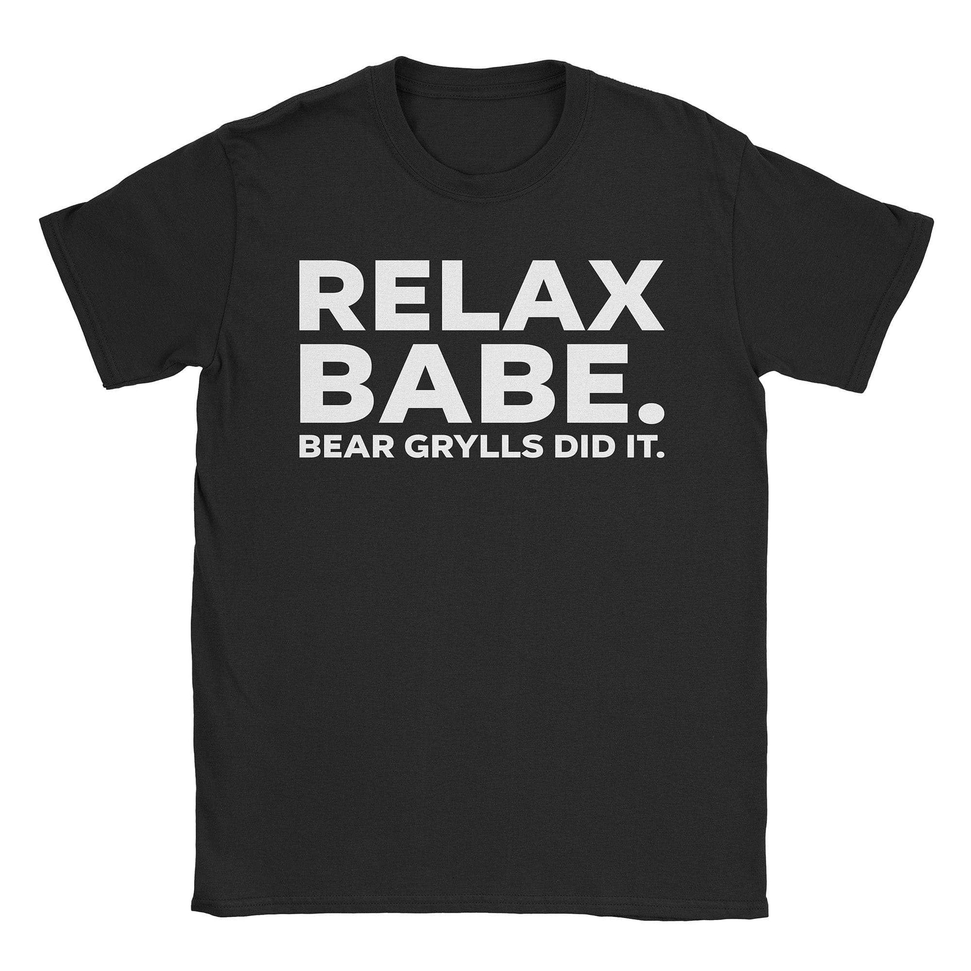 A-or-B-Tees T-Shirt Black / S Bear Grylls T-Shirt