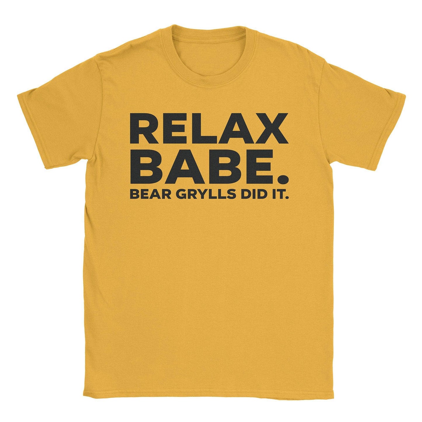 A-or-B-Tees T-Shirt Gold / S Bear Grylls T-Shirt