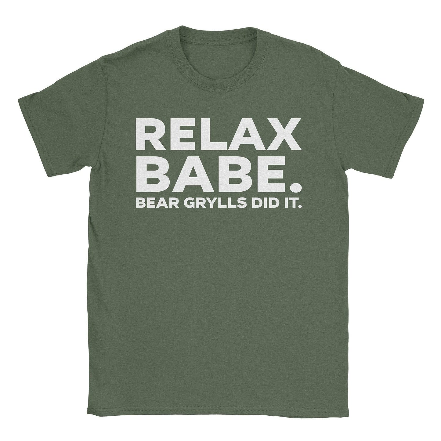 A-or-B-Tees T-Shirt Military Green / S Bear Grylls T-Shirt