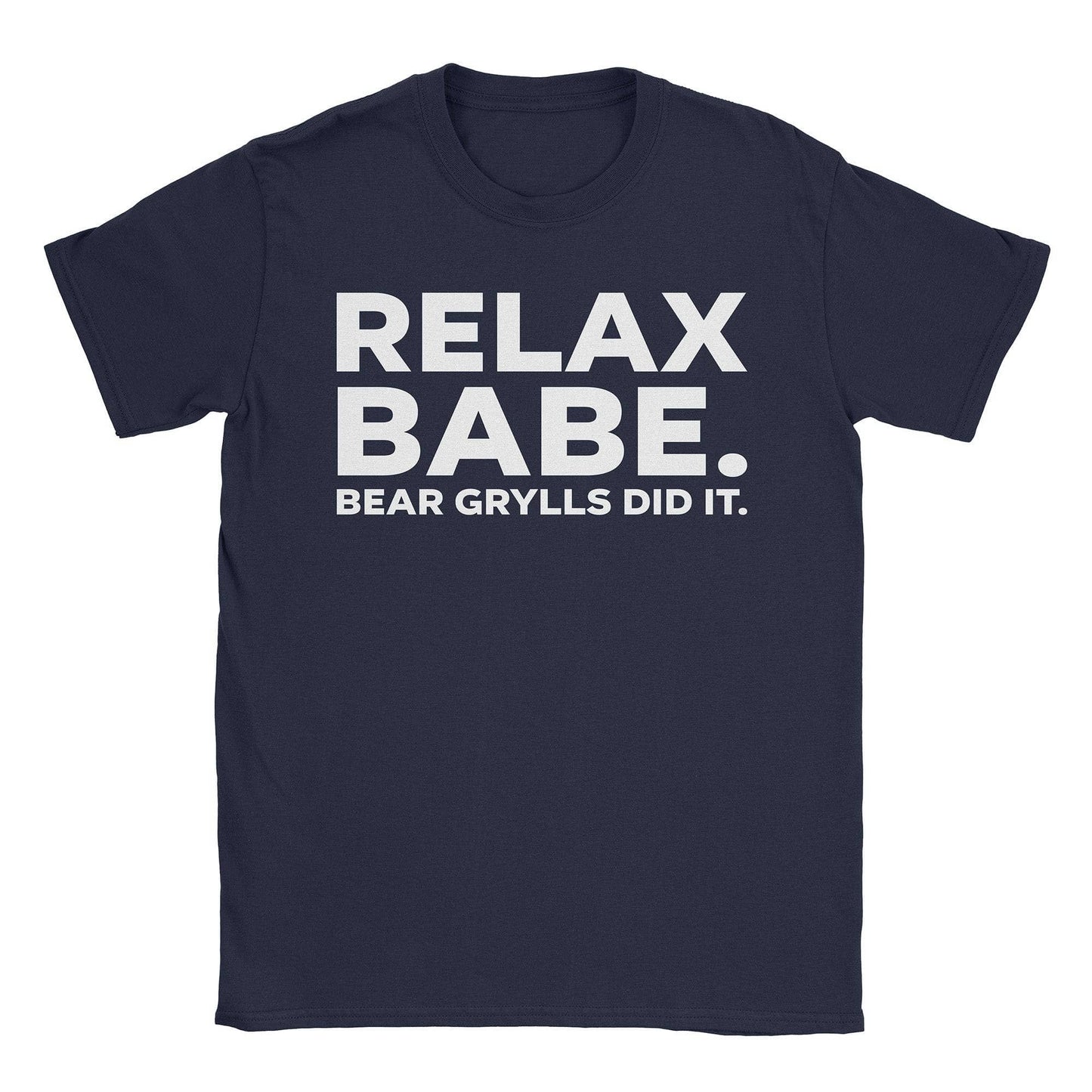 A-or-B-Tees T-Shirt Navy / S Bear Grylls T-Shirt
