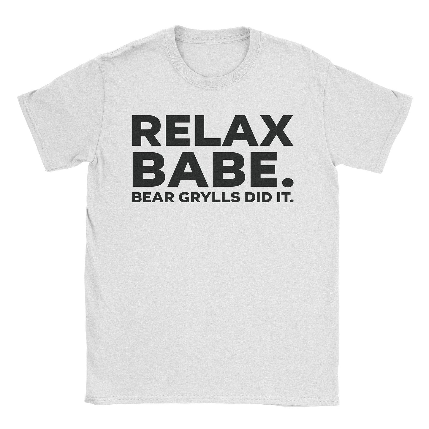 A-or-B-Tees T-Shirt White / S Bear Grylls T-Shirt
