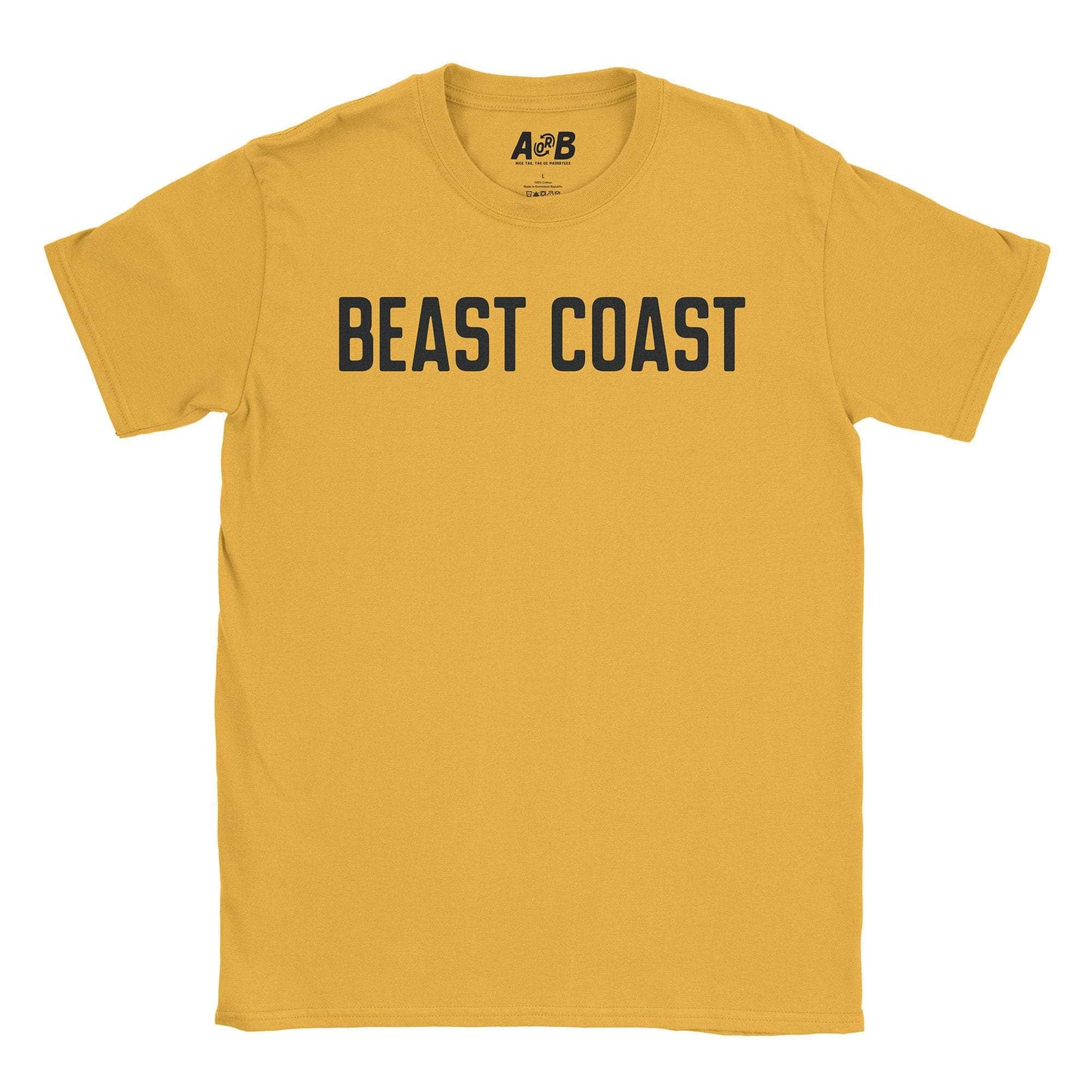 A-or-B-Tees T-Shirt Gold / S Beast Coast T-Shirt