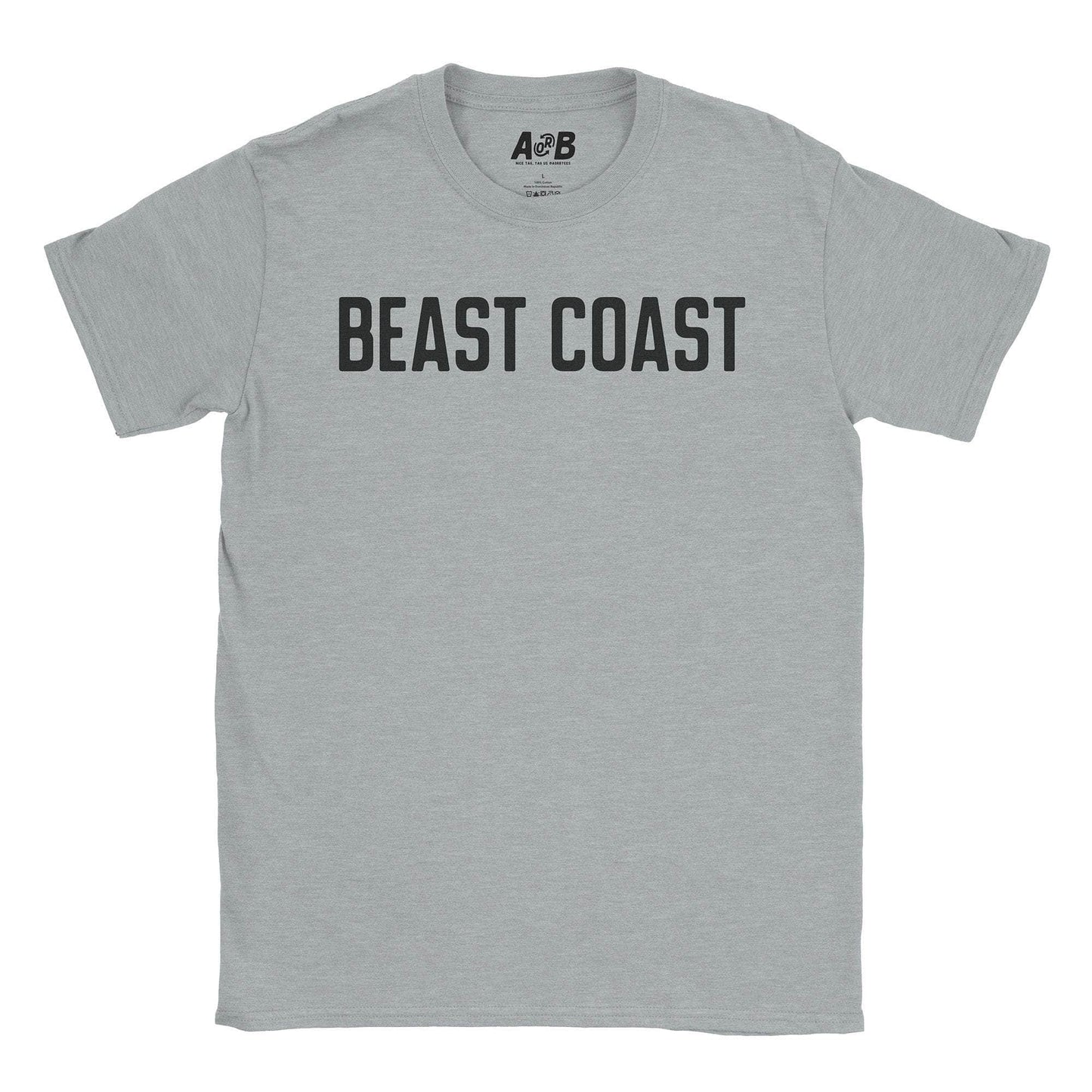 A-or-B-Tees T-Shirt Sport Grey / S Beast Coast T-Shirt