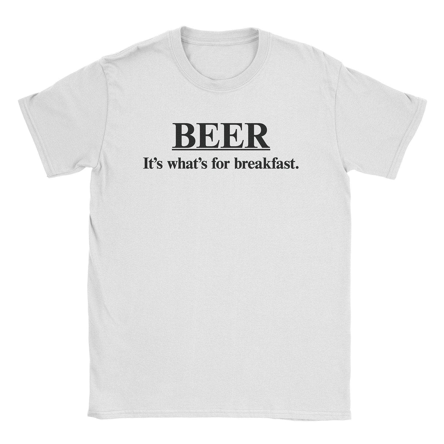 A-or-B-Tees T-Shirt White / S Beer 4 Breakfast T-Shirt