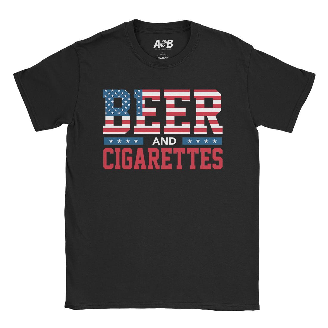 A-or-B-Tees T-Shirt Black / S Beer & Cigarettes T-Shirt