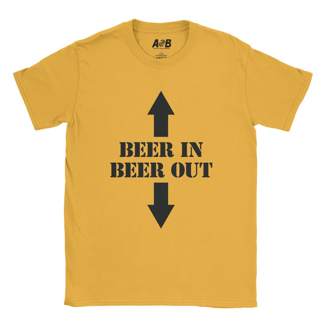 A-or-B-Tees T-Shirt Gold / S Beer In/Out T-Shirt