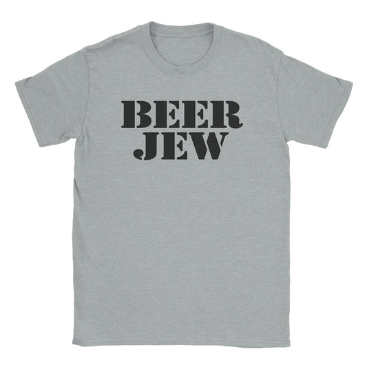 A-or-B-Tees T-Shirt Sport Grey / S Beer Jew T-Shirt