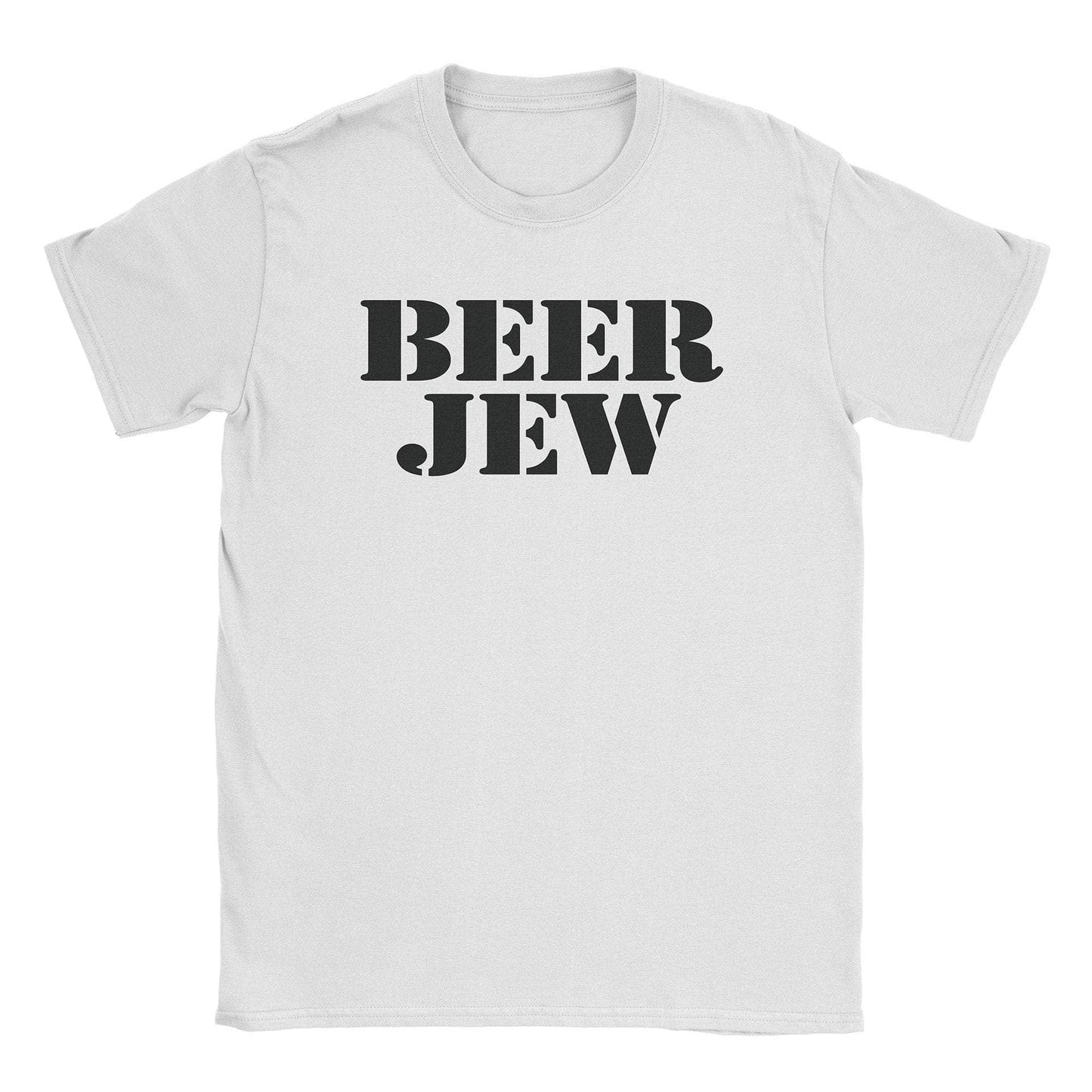 A-or-B-Tees T-Shirt White / S Beer Jew T-Shirt