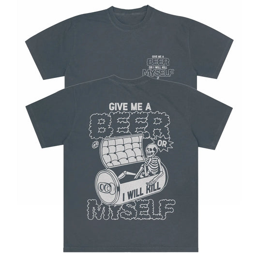 A-or-B-Tees T-Shirt Graphite / S Beer Myself Comfort Colors T-shirt