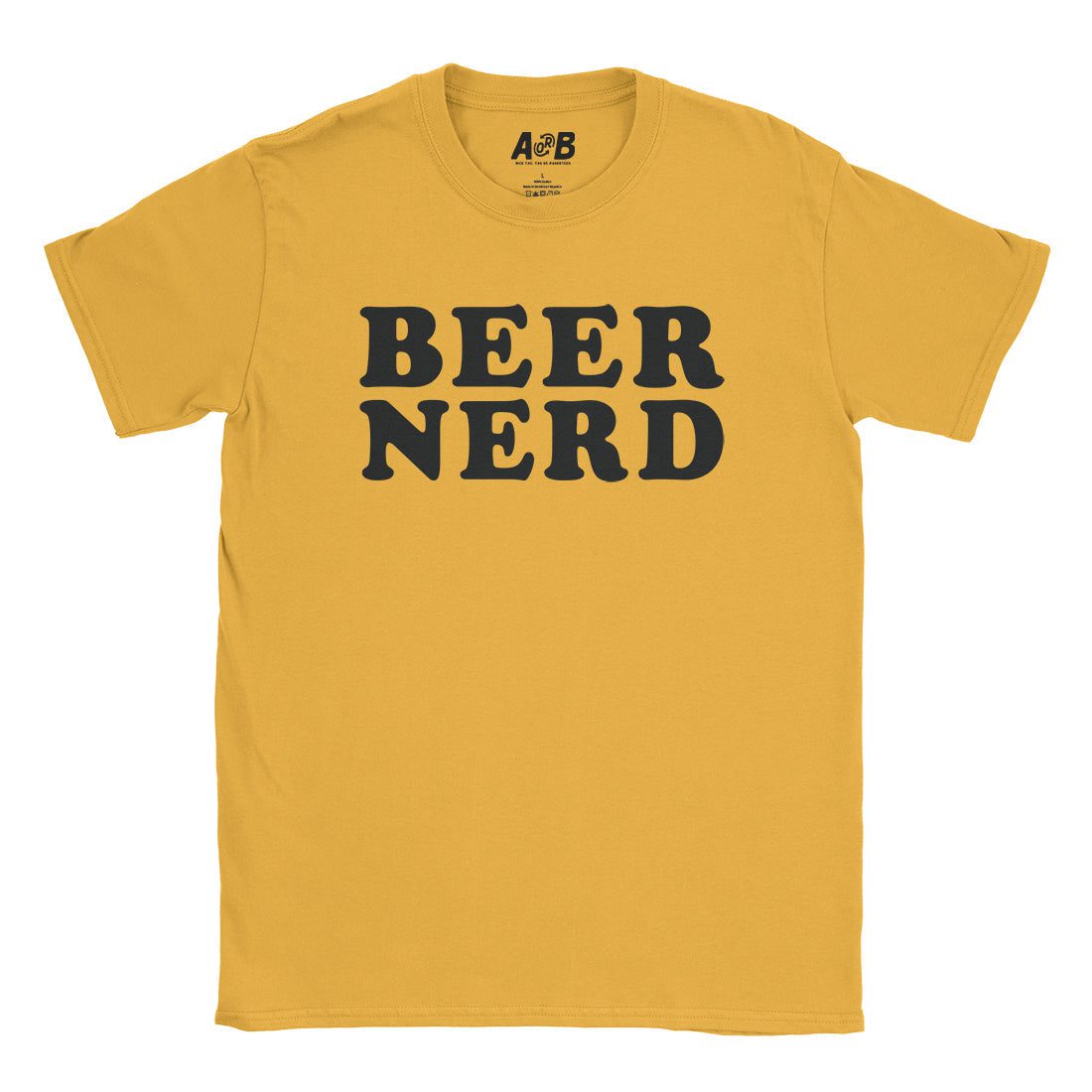 A-or-B-Tees T-Shirt Gold / S Beer Nerd T-Shirt