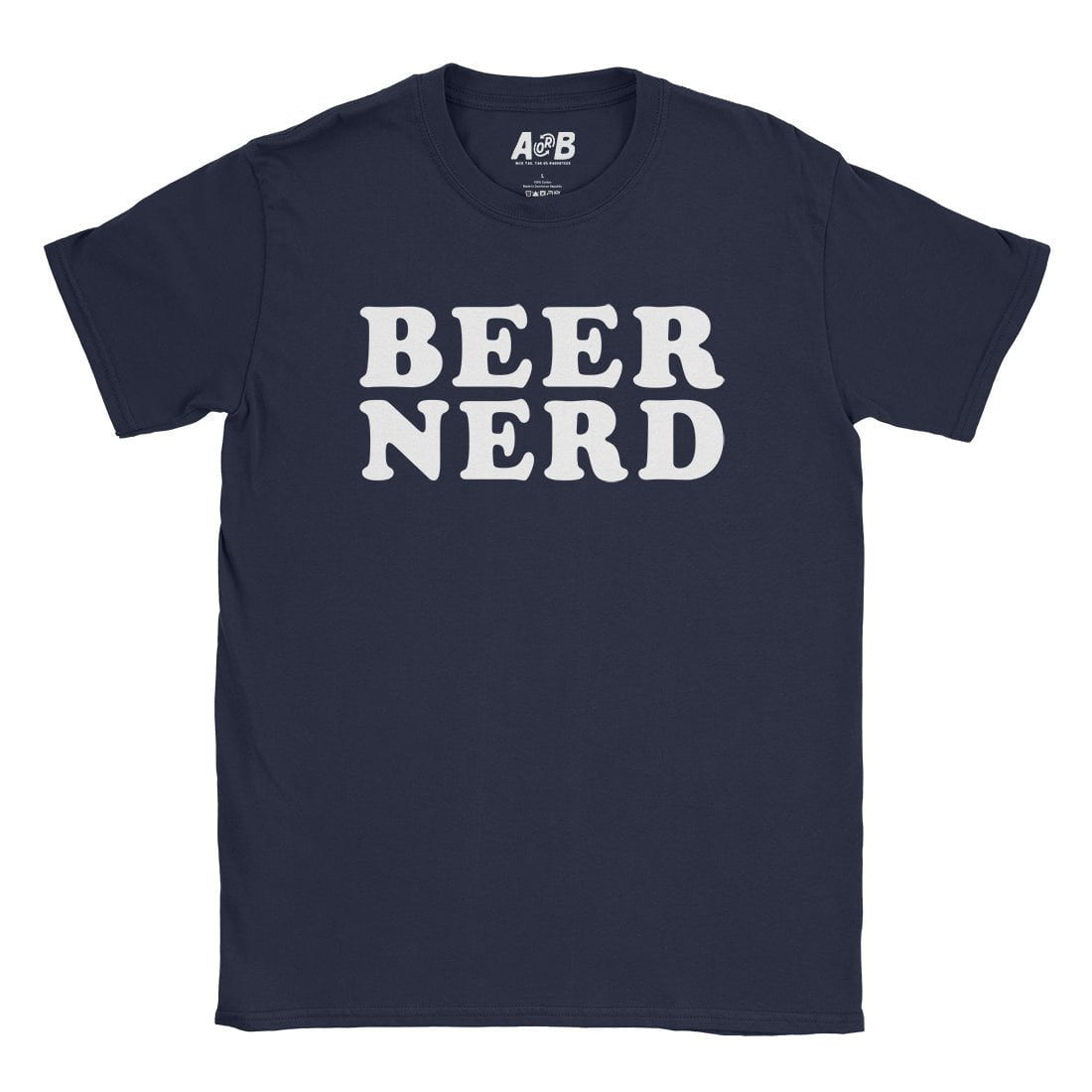 A-or-B-Tees T-Shirt Navy / S Beer Nerd T-Shirt