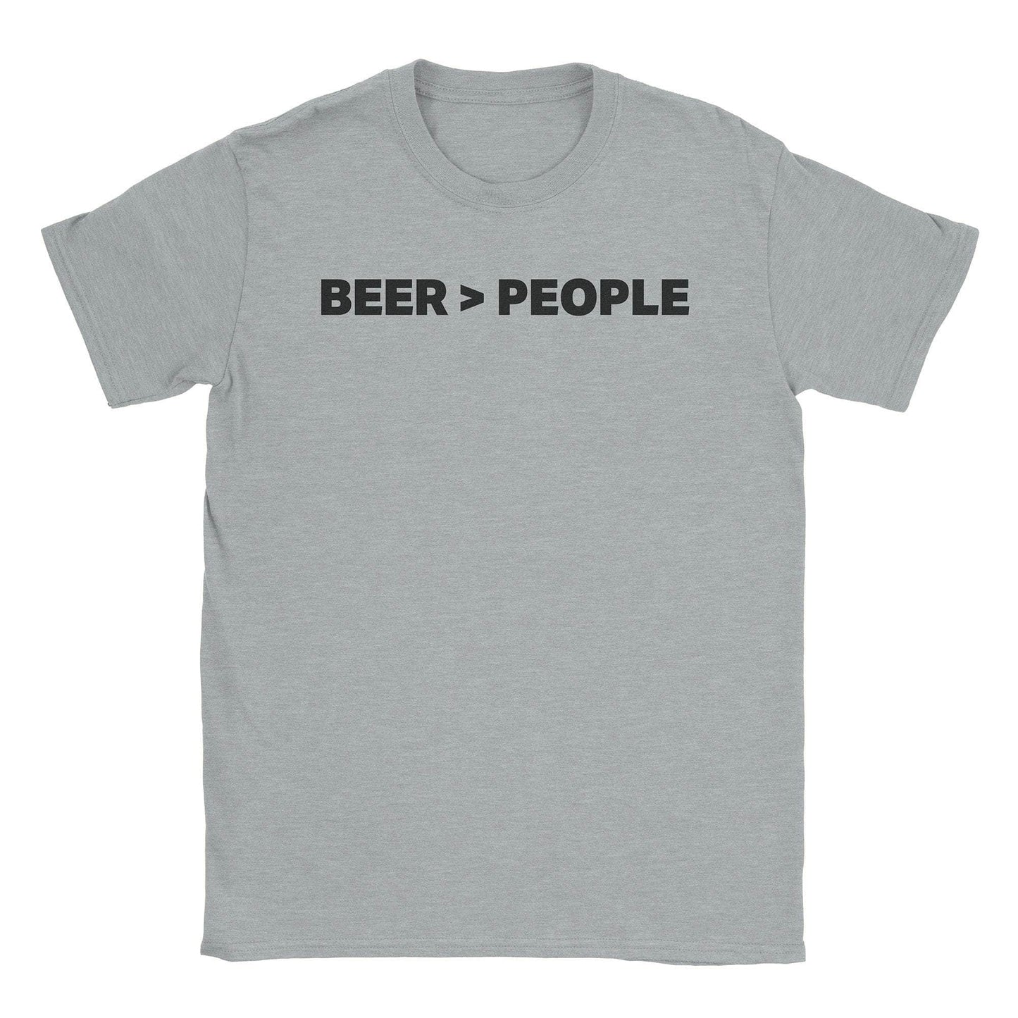 A-or-B-Tees T-Shirt Sport Grey / S Beer > People T-Shirt