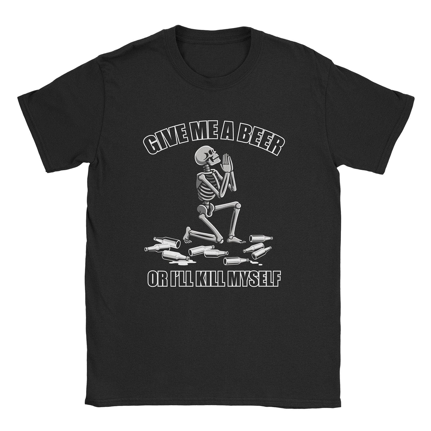 A-or-B-Tees T-Shirt Black / S Beer Please T-Shirt