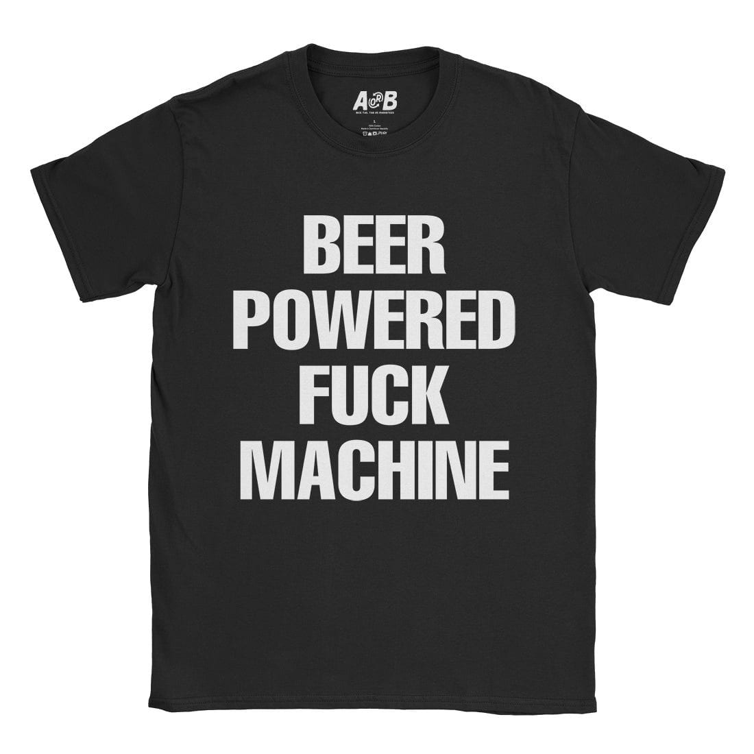 A-or-B-Tees T-Shirt Black / S Beer Powered T-Shirt