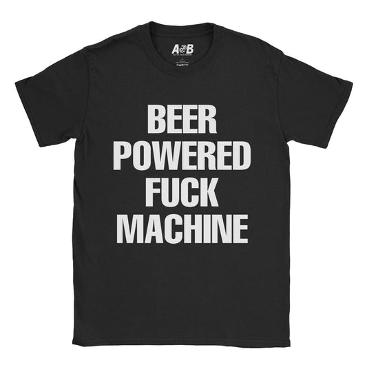 A-or-B-Tees T-Shirt Black / S Beer Powered T-Shirt