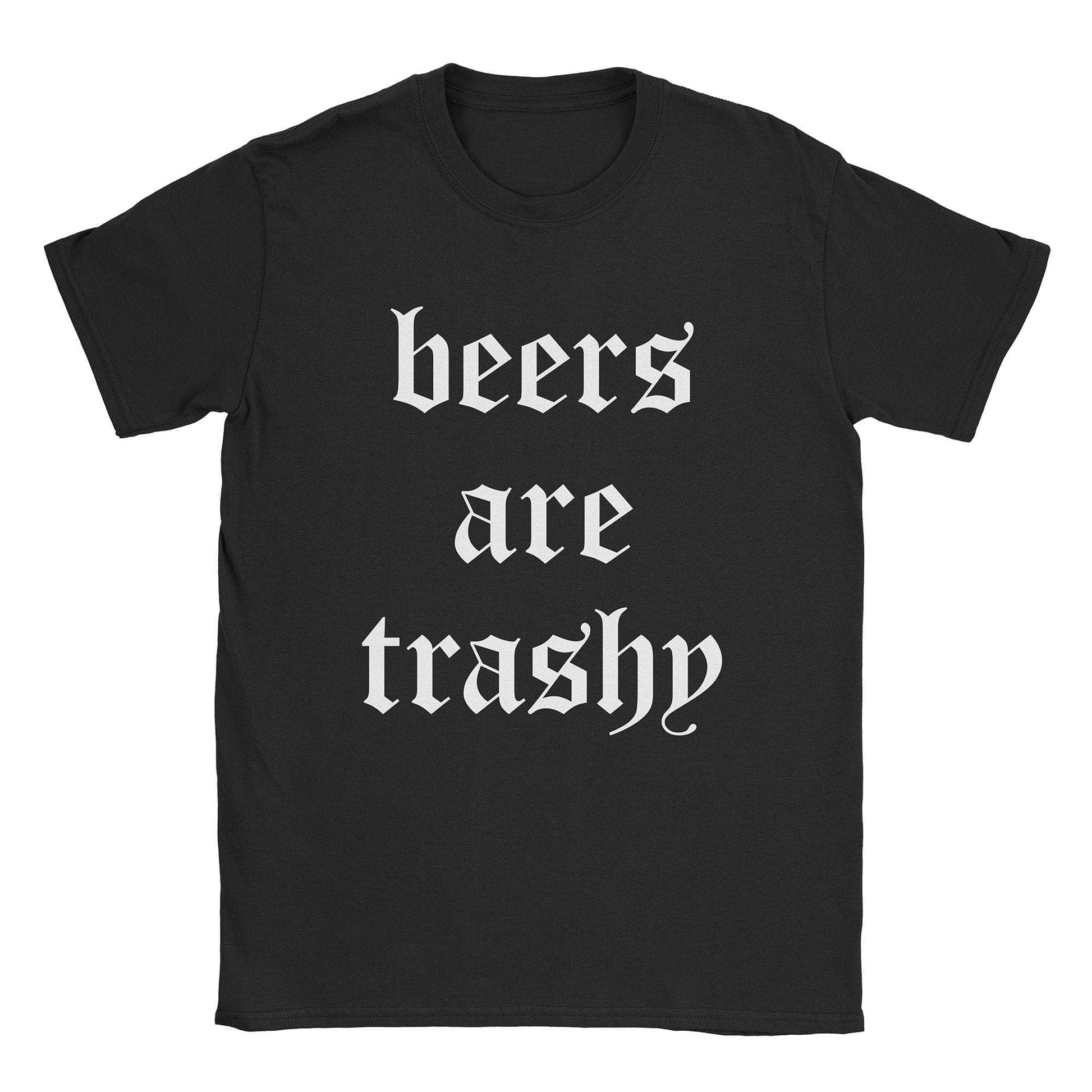 A-or-B-Tees T-Shirt Black / S Beers Are Trashy T-Shirt